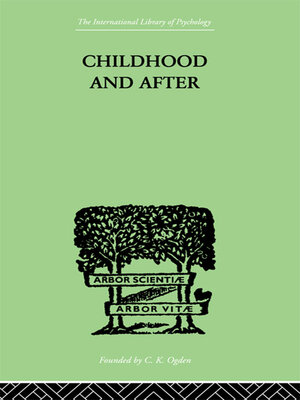 cover image of Childhood and After